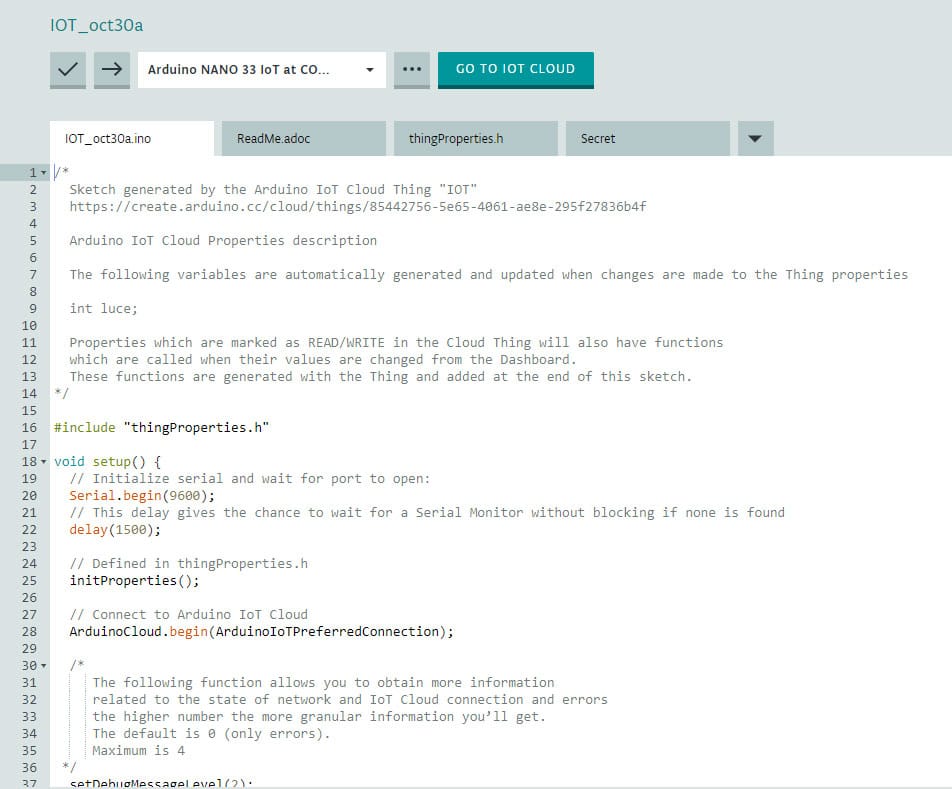 arduino iot cloud