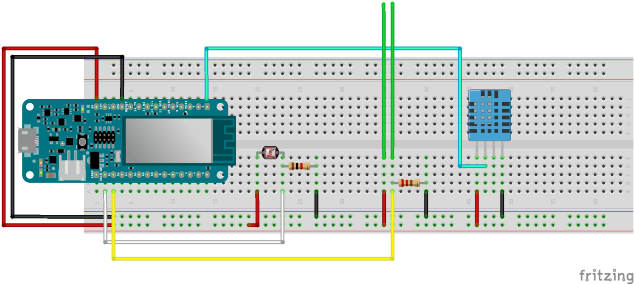 smart planter monitor circuito