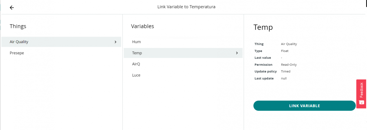 Monitorare l'ambiente con Arduino IoT